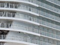 Balconies on a Cruise Ship