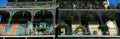 Balconies in French Quarter of New Orleans, LA Royalty Free Stock Photo