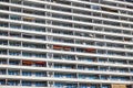 Balconies of a prefabricated public housing building Royalty Free Stock Photo