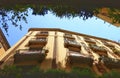 Balconies and skies of Barcelona Royalty Free Stock Photo