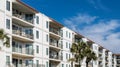 Balconies on Tropical Coastal Condos