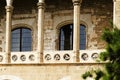 Balcony at Almudaina Palace in Palma de Mallorca Royalty Free Stock Photo