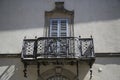 Balcony in ancient palace in Orvieto, Italy