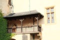 Balcony on castle VlaÃÂ¡skÃÂ½ dvÃÂ¯r Royalty Free Stock Photo