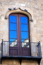 Balcony detail in Barcelona Royalty Free Stock Photo