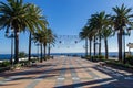 Balcony of Europe Balcon de Europa, Nerja, Spain. Royalty Free Stock Photo