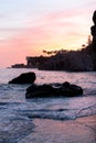 Balcony of Europe Nerja at sunset Royalty Free Stock Photo