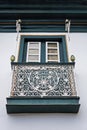 Balcony on facade in Diamantina, Brazil Royalty Free Stock Photo