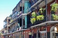 Balcony in french quarter Royalty Free Stock Photo