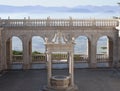 Balcony of heaven in the abbey of Montecassino Royalty Free Stock Photo