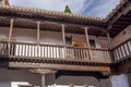Balcony of Hernan Lopez el Feri House at Casa del Chapiz House - Granada, Andalusia, Spain