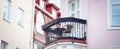 balcony of the house with table and chairs