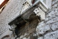 Balcony with Lion on the house