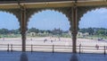 Balcony of the Mysore Palace amid Artistic Arches