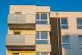 The balcony in a new block Royalty Free Stock Photo