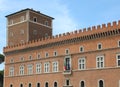 balcony in Piazza Venezia in Rome where the Duce Mussolini appea