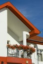 Balcony and Roof Royalty Free Stock Photo