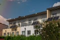 Balcony solar power station eco-friendly to use renewable energy. Royalty Free Stock Photo