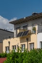 Balcony solar power station eco-friendly to use renewable energy. Royalty Free Stock Photo