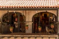 Balcony of a Southwest-style gift shop. Royalty Free Stock Photo