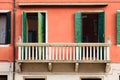 Balcony, Venice Royalty Free Stock Photo