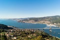 From the balcony, view fof Vigo bay and Rande bridge