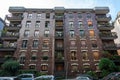 Balconys and windows on fashionable residential building