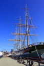 Historic Balcutha Tallship at Hyde Street Pier, San Francisco, California, USA