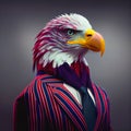 Bald eagle bird fashion shoot Royalty Free Stock Photo