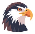 Bald eagle flying with fish in claw Royalty Free Stock Photo