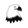 Bald eagle icon Royalty Free Stock Photo