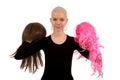 Bald girl Royalty Free Stock Photo