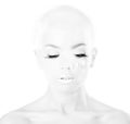 Bald girl Royalty Free Stock Photo