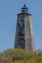 Bald Head Island Lighthouse in daylight Royalty Free Stock Photo