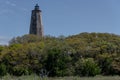 Bald Head Island Lighthouse in daylight Royalty Free Stock Photo