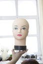 Bald head of the dummy Royalty Free Stock Photo