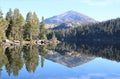 Baldy Mountain Wind River Range Barnes Lake Reflection Royalty Free Stock Photo