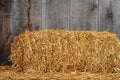 Bale of straw Royalty Free Stock Photo