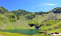 Balea lake - Carpathians mountains Royalty Free Stock Photo