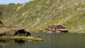 Balea Lake in Fagaras mountains, Romania - Balea Lac Royalty Free Stock Photo