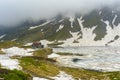 Balea lake, Transfagarasan, Romania