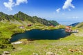 Balea lake, Romania.