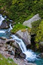 Balea stream among the rocks Royalty Free Stock Photo