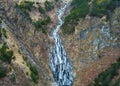 Balea waterfall in the Fagaras mountains - Romania Royalty Free Stock Photo