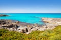 Balearic Formentera island in Escalo beach Royalty Free Stock Photo