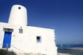 Balearic islands architecture white mill Royalty Free Stock Photo