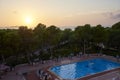 Balearic sunset from La Savina in Formentera with Es Vedra of Ibiza in background