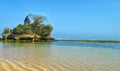Balekambang beach temple Royalty Free Stock Photo