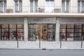 Balenciaga Store Facade in Paris, France,