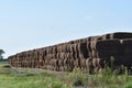 Bales of hay in Texas